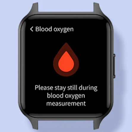 Smartwatch with blood pressure and oxygen